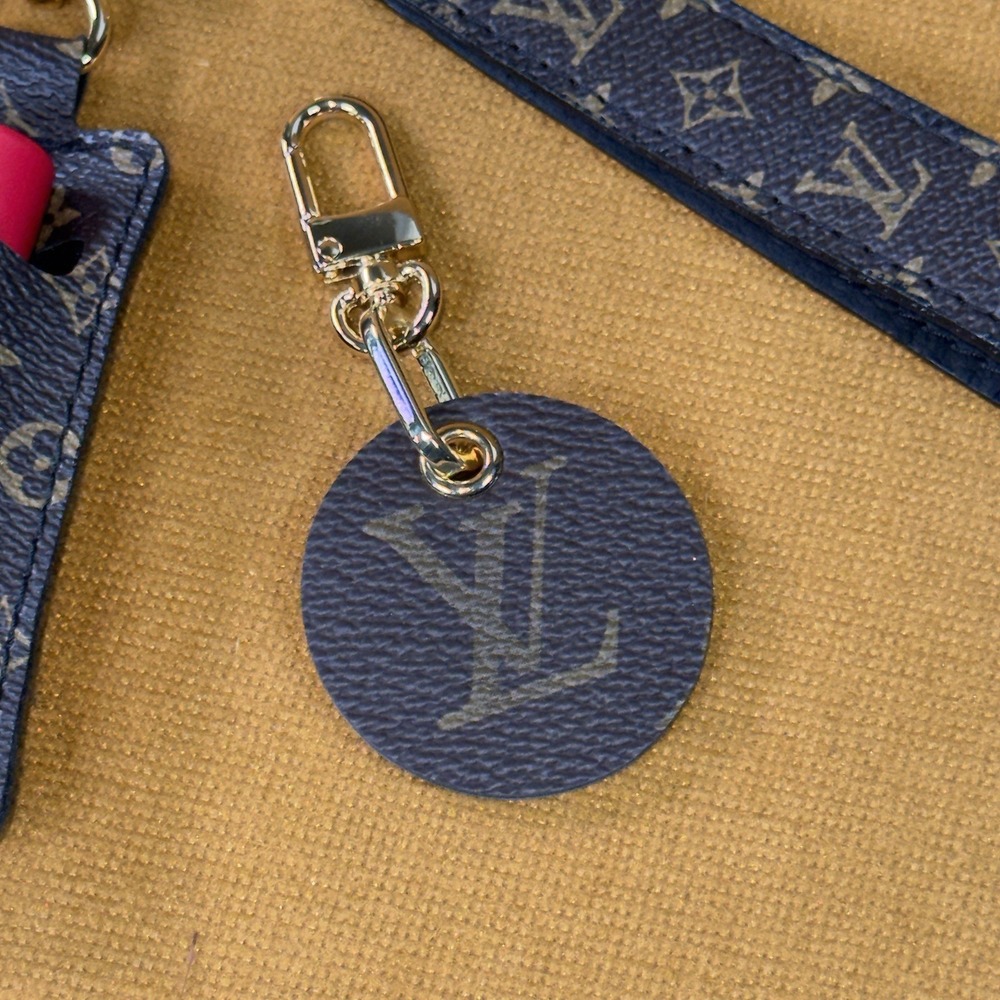 Luxury Keychain Circe Monogram Brown Gold Hardware